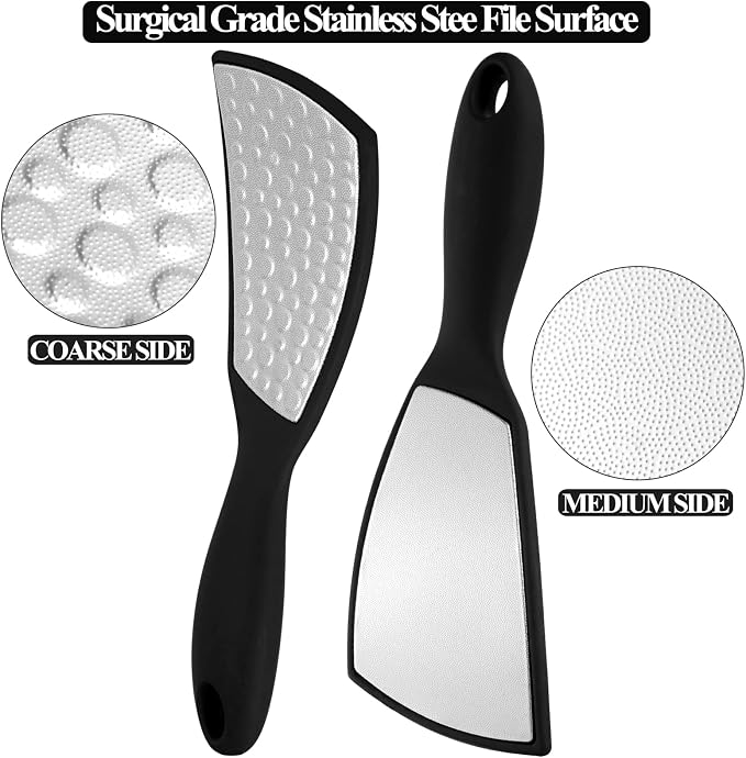 Foot Rasp Foot File and Callus Remover, Best Foot Care Pedicure Metal Surface - Image 2