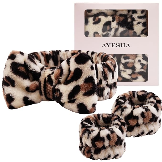Ayesha Spa Headband and Wristband Set by AYESHA