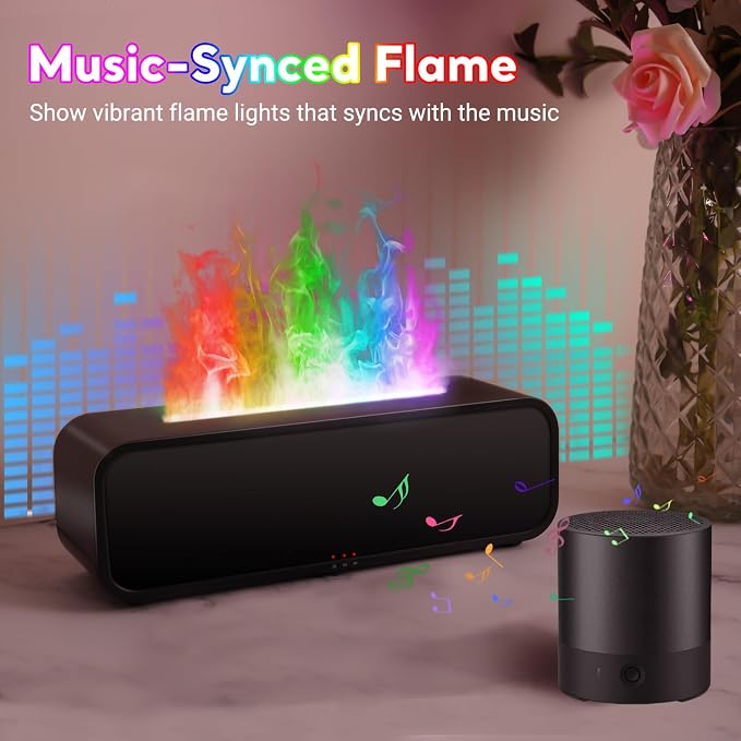 Essential Oil Diffuser, Flame Oil Diffuser - Image 2