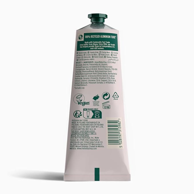 The Body Shop British Rose Hand Cream 30ml - Image 2