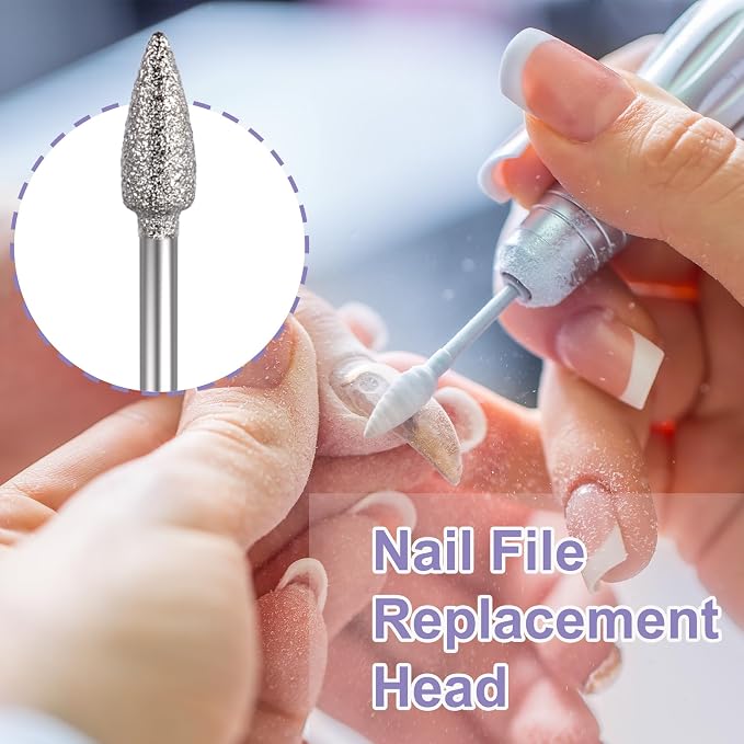 ANCIRS 30 Pcs Nail File Replacement Head Refills Set, Nail Drill Bits - Image 4