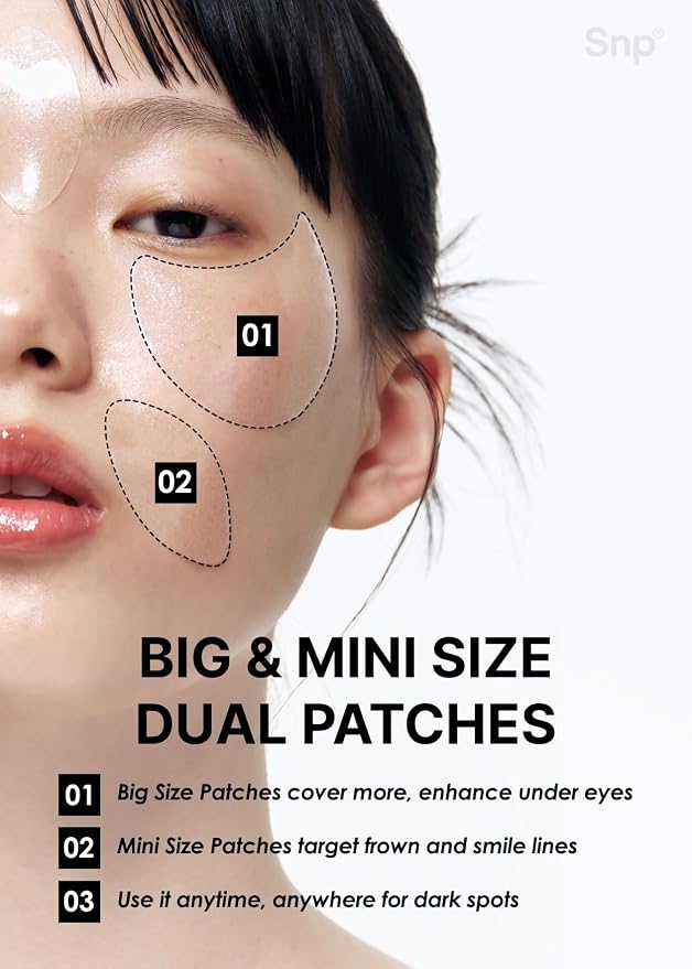 SNP 99% Glutathione + Niacinamide B3 Eye Patch | Nourishing Under Eye Patches - Image 5