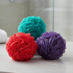Large Purple Bath Sponge Pack of 3 – Gentle Exfoliation Loofahs - Image 4