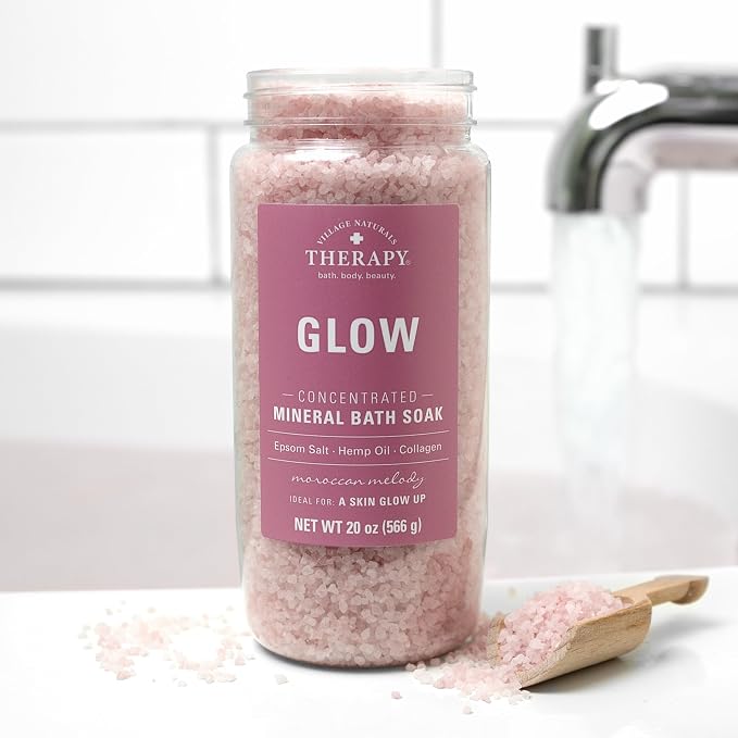 Village Naturals Therapy Glow Concentrated Mineral Bath Soak, Moroccan Melody - Image 3