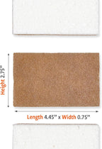 Full Circle Nutcase, Plant-Based Scrubber Sponges – Pack of 6 – 3 Walnut & 3 - Image 6