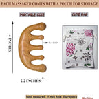 Wooden Massage Comb, Wooden Scalp Massager, Scalp Gua Sha - Image 5