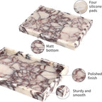 Marble Bathroom Vanity Tray, Natural Luxury Vanity Home Kitchen Bathroom Table - Image 2
