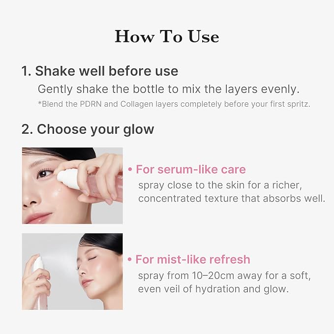 medicube Jelly Mist Serum with Pink PDRN Collagen | Dual-Texture Glow Spray - Image 7
