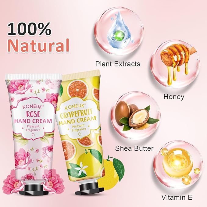 KONEUK 112 Pack Moisturizing Hand Cream Set, Mothers Day Gifts - Image 2