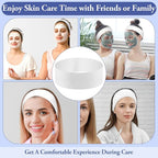 Sublaga 40 Pcs Disposable Spa Facial Headbands, Stretch Headband Wrap - Image 6
