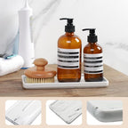 Gurygo 10" Bathroom Tray for Counter, Ceramic Vanity Trays for Bathroom - Image 2
