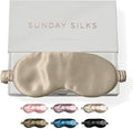 SUNDAYSILKS™ Exclusive Mulberry Silk Sleep Mask | Soft Eye Covers, and by ColoradoHomeCo