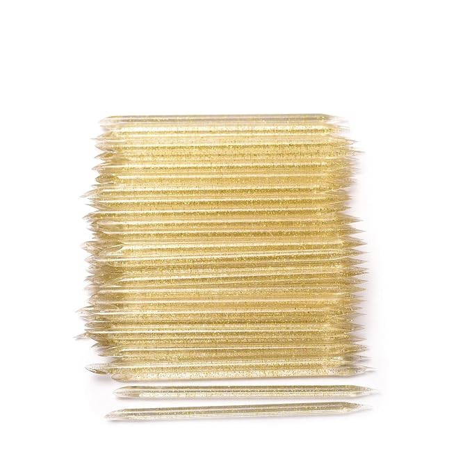 100Pcs Disposable Nail Sticks Double-End Nail Cuticle Pusher Remover Nail Care by Unknown