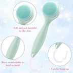 HINZIC 2 Pack Silicone Manual Facial Cleansing Brush, Skin Friendly Waterproof - Image 4
