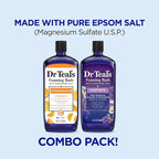 Dr Teal's Foaming Bath with Pure Epsom Salt, Vitamin C & Sleep Blend, 34 fl oz - Image 2