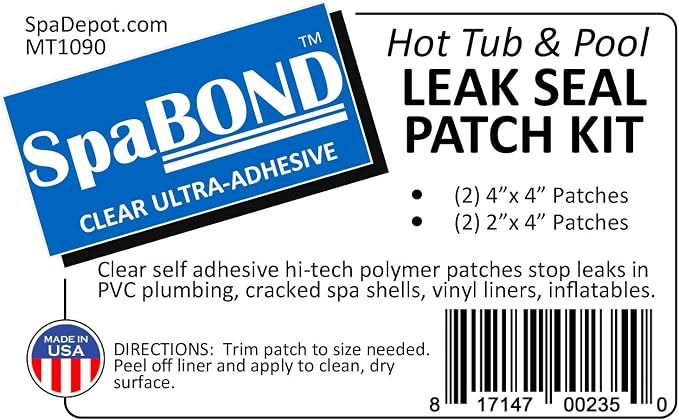Hot Tub & Pool Leak Seal Patch Kit - Image 8