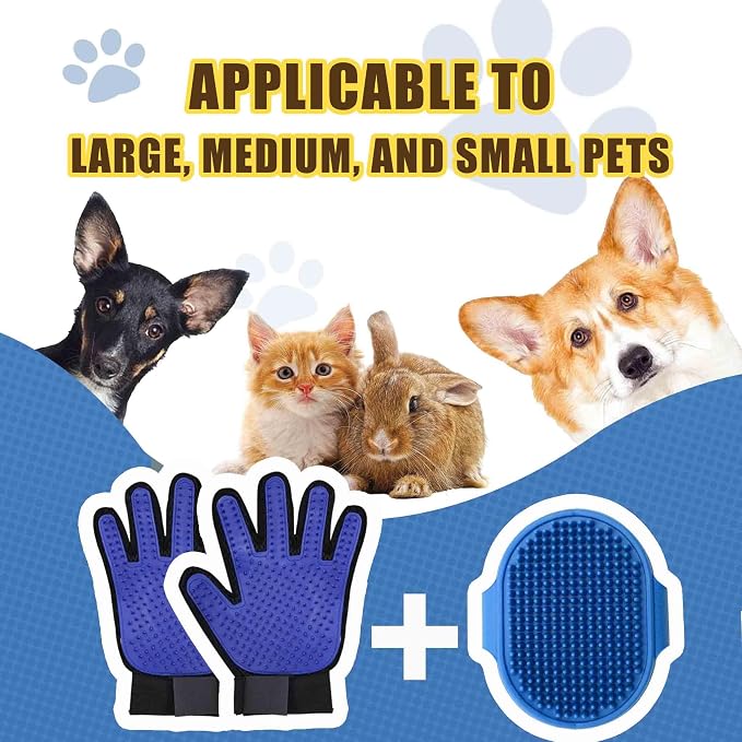 NVNAN Cat & Dog Grooming Gloves - Image 5