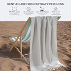 Cotton Turkish Beach Towel - Image 9
