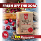 Honey Sweetie Acres Cherry Almond Goat Milk Soap - Image 2