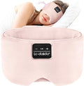 LC-dolida Sleep Mask with Bluetooth Headphones, Ice Silk Sleep Headphones with by LC-dolida