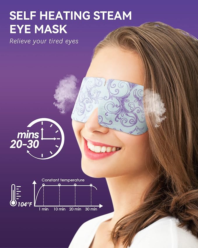 30 Packs Lavender Steam Eye Mask - Image 2