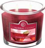 Colonial Candle Cranberry Cosmo Scented Jar Candle, 2 Wick, 3.5 oz, Mottled Wax - Image 3