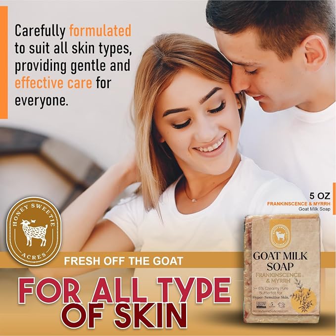 Honey Sweetie Acres Frankincense Goat Milk Soap - Image 4
