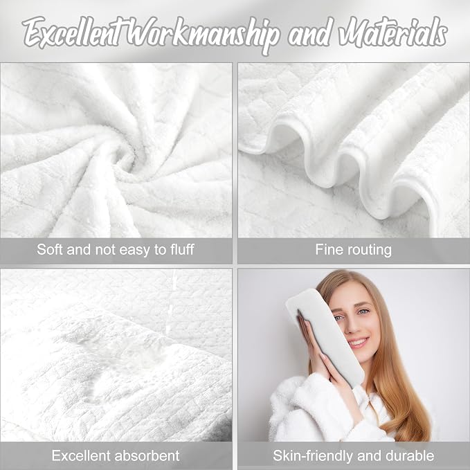 SmoothNovelty 16 Pack Microfiber Bath Towels Bulk 27'' x 60'' Oversized Size - Image 3