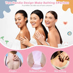 4 Pack Exfoliating Washcloth Back Scrubber Set, 2 Exfoliating Body Scrubber - Image 5