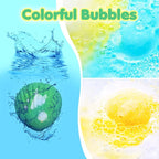 Bath Bombs for Kids with Surprise Toys Inside, 12 Pack Shell Kids Bath Bombs - Image 2