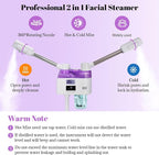 Professional 2 in 1 Facial Steamer, Esthetician Steamer - Image 3