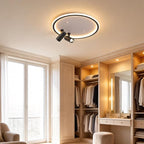 Shine LUEST Modern LED Bedroom Ceiling Light, 2 Adjustable Spotlights, Dimmable - Image 2