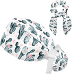 Adjustable Brown Dachshund Dog Blue Surgical Scrub Cap by otnrnondcl