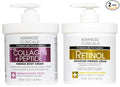 Advanced Clinicals Retinol Cream + Collagen Peptides Body Moisturizer & Face by AdvancedClinicals