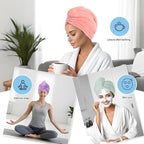 Microfiber Hair Drying Towel Wrap - Image 5