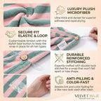 3 Pack Microfiber Hair Towel Wrap - Image 3