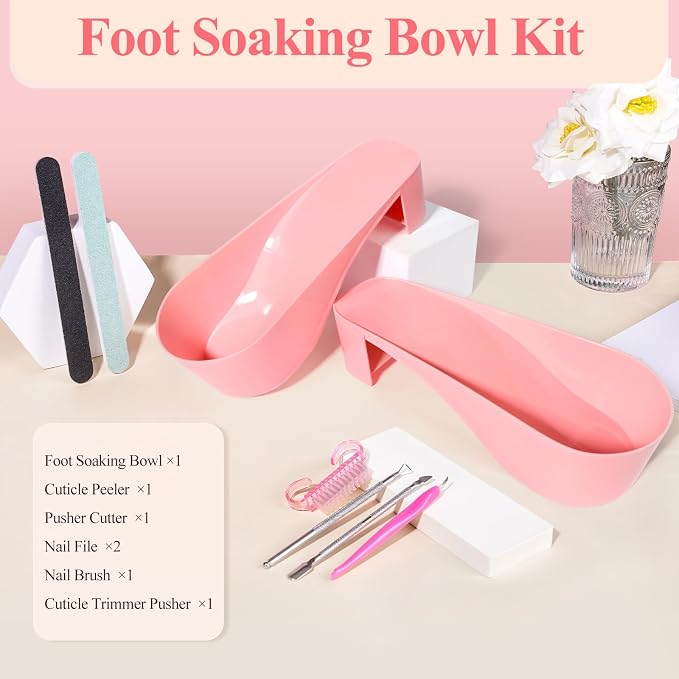 LIONVISON Acetone Nail Soaking Bowl: Soak Off Gel Polish Nail Remover Kit - Image 3