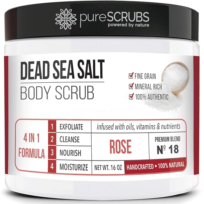 pureSCRUBS Premium Rose Body Scrub Set by pureSCRUBS