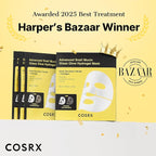 COSRX Advanced Snail Mucin Glass Glow Hydrogel Face Masks Skincare 3 EA - Image 2