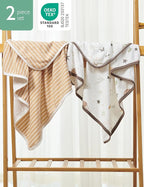 Momcozy Baby Towel with Hooded-2 Pack Soft Bath Towel Set-Shower Gifts or Bath - Image 4