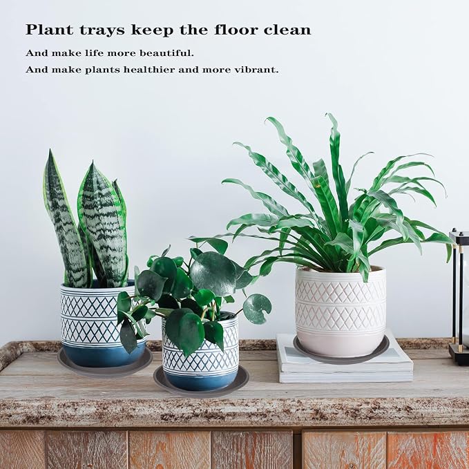 2 Pack of 26 inch Plant Saucer, Large Plant Tray, Heavy Sturdy Plant Drainage - Image 5