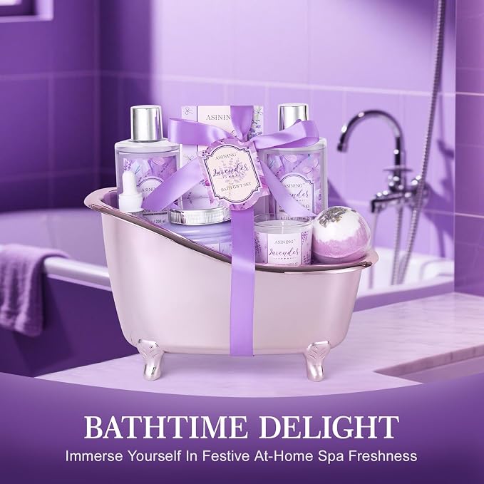 Spa Gift Basket for Women, Luxury Home Spa Kit, Gift Baskets for Women Unique - Image 5