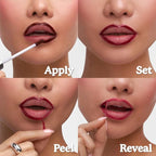 Sacheu Lip Liner STAY-N Peel Off Lip Stain — Long Lasting Waterproof Lip Tint - Image 8