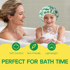 Years calm Kids Shower Cap, Waterproof Reusable Cartoon Bath Cap - Image 6