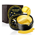 Under Eye Patches, 24K Gold Eye Mask, Collagen Gel Pads Patch Treatments by Felico