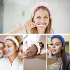 3 Pack Spa Headbands for Washing Face, Skincare & Makeup, Terry Cloth Headbands - Image 6