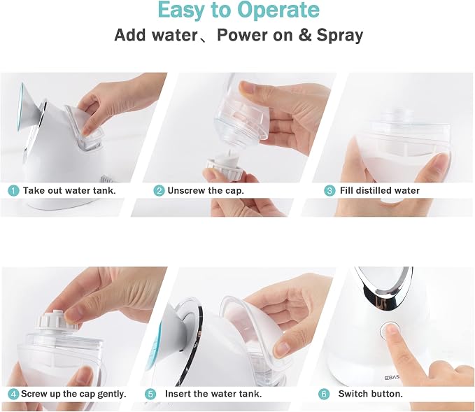 Facial Steamer EZBASICS Ionic Face Steamer - Image 5