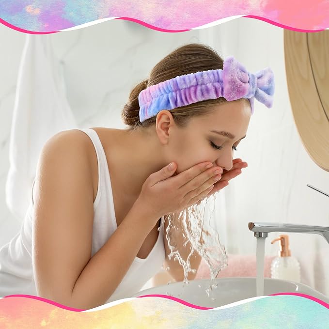50 Pcs Pink Spa Headband Bulk Spa Sleepover Party Supplies - Image 6