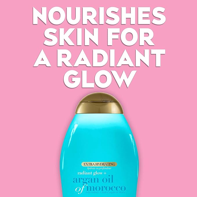 OGX Radiant Glow + Argan Oil of Morocco Extra Hydrating Body Wash - Image 3