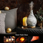 Porseme 280ml Essential Oil Diffuser Glass Color Changing Aroma Air Diffusers - Image 5